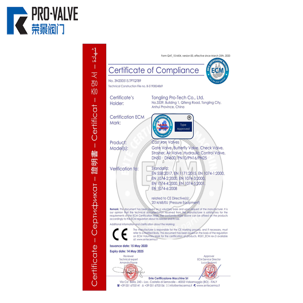 CE certificate